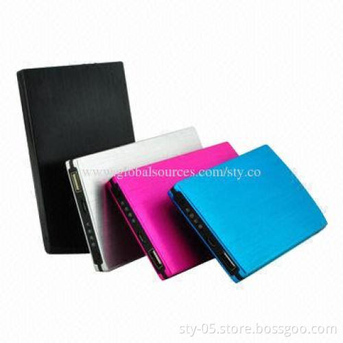 5,000mAh Slim Power Banks, Brushed Aluminum Finished Quality